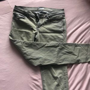 Free people Army green jeans